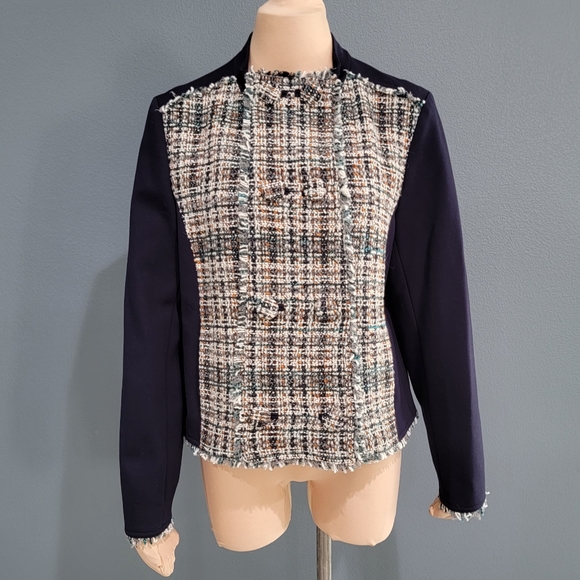 Tory Burch Tweed Sammy In Autumn Jacket 